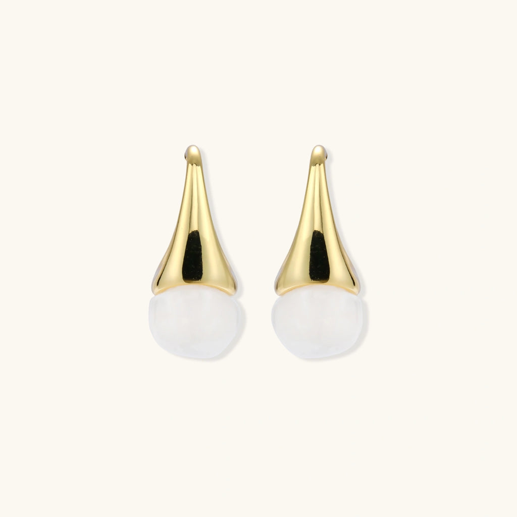 Sculptural Cone Hoops | 3EyeJewEls