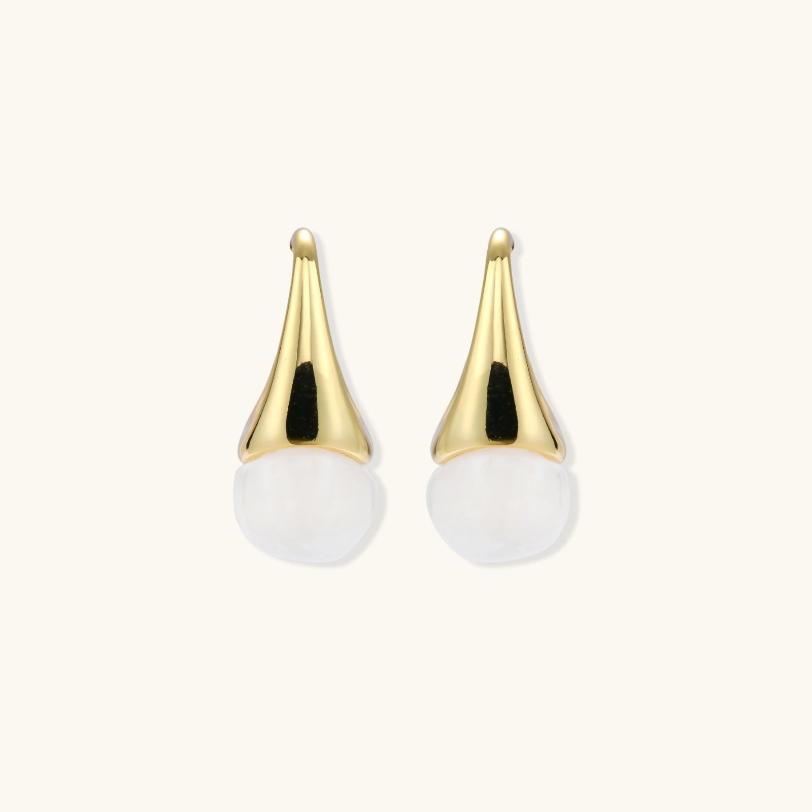 Sculptural Cone Hoops