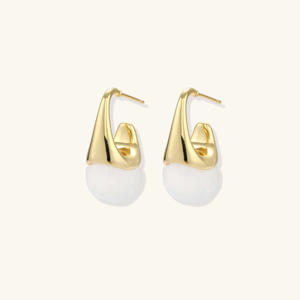 Sculptural Cone Hoops | 3EyeJewEls