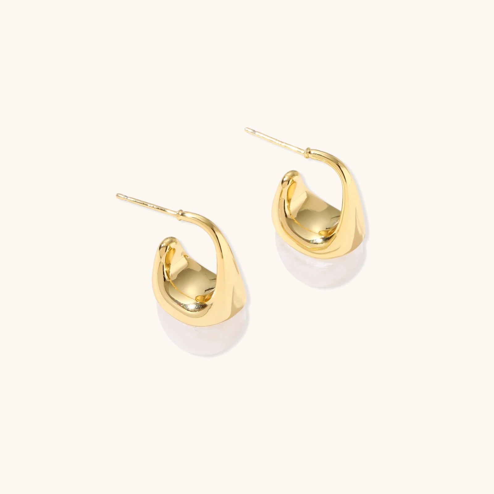 Sculptural Cone Hoops