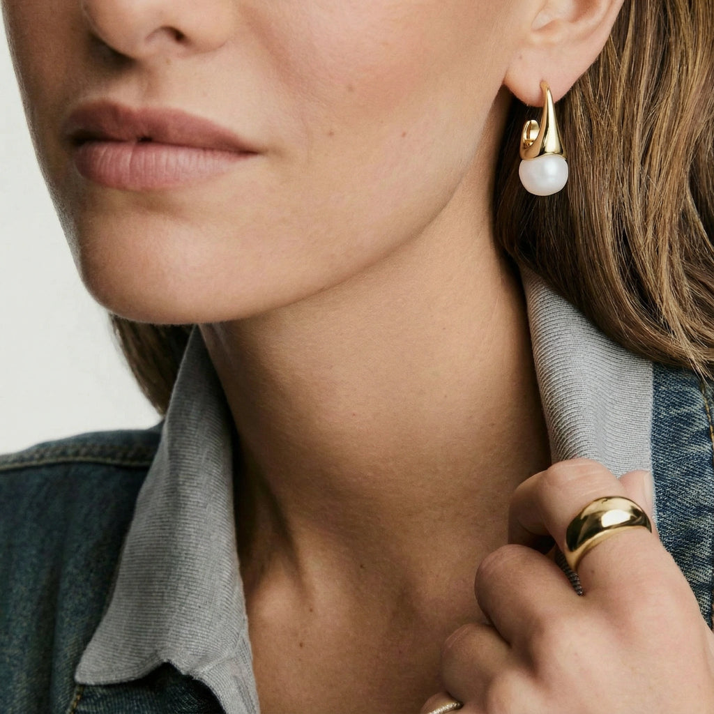 Sculptural Cone Hoops | 3EyeJewEls