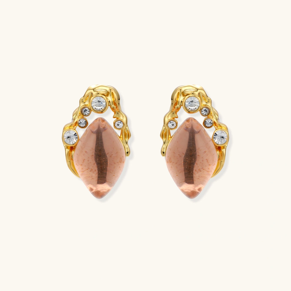 Coral Dreams Baroque Studs | 3EyeJewEls