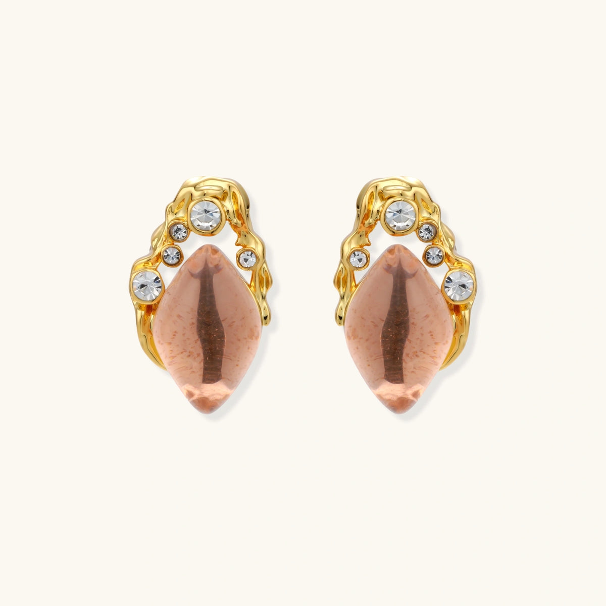 Coral Dreams Baroque Studs | 3EyeJewEls