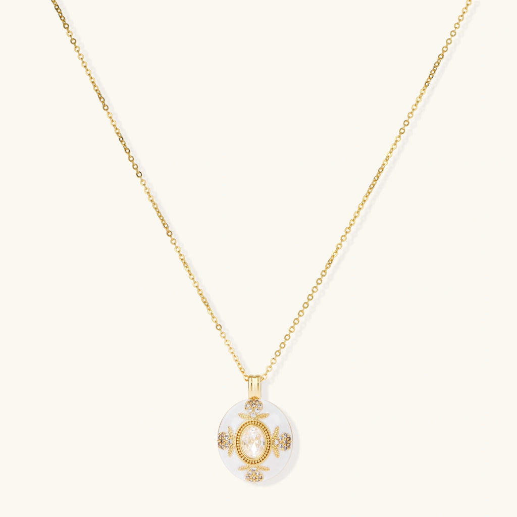 Golden Medallion Necklace