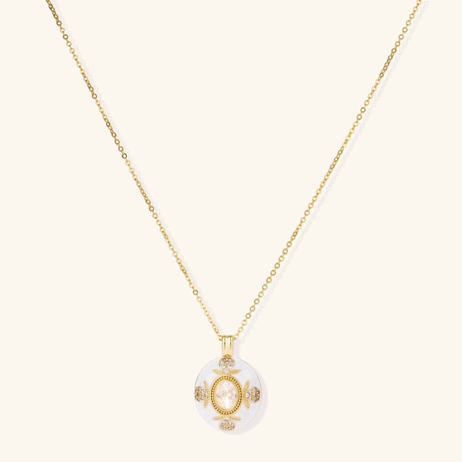 Golden Medallion Necklace