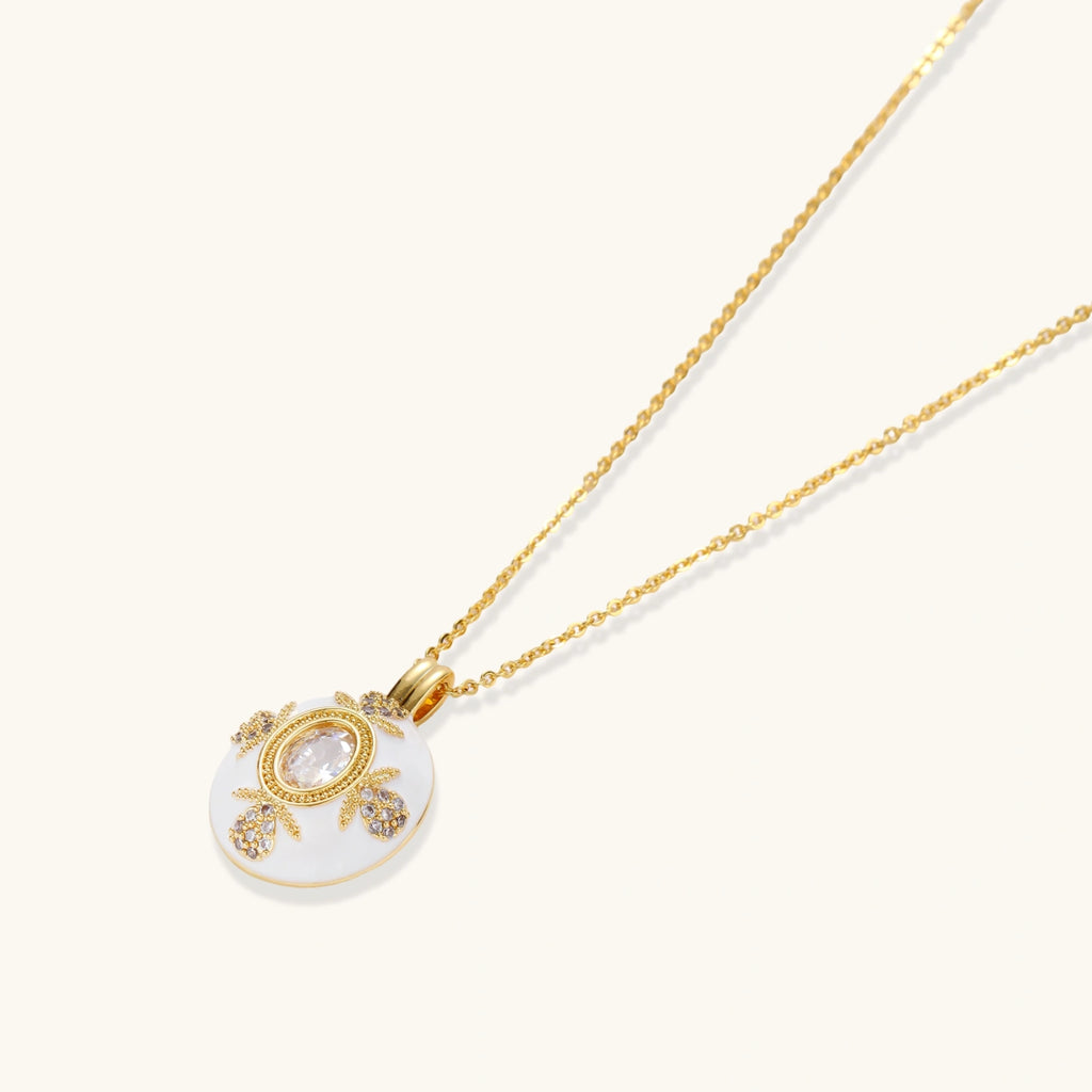 Golden Medallion Necklace