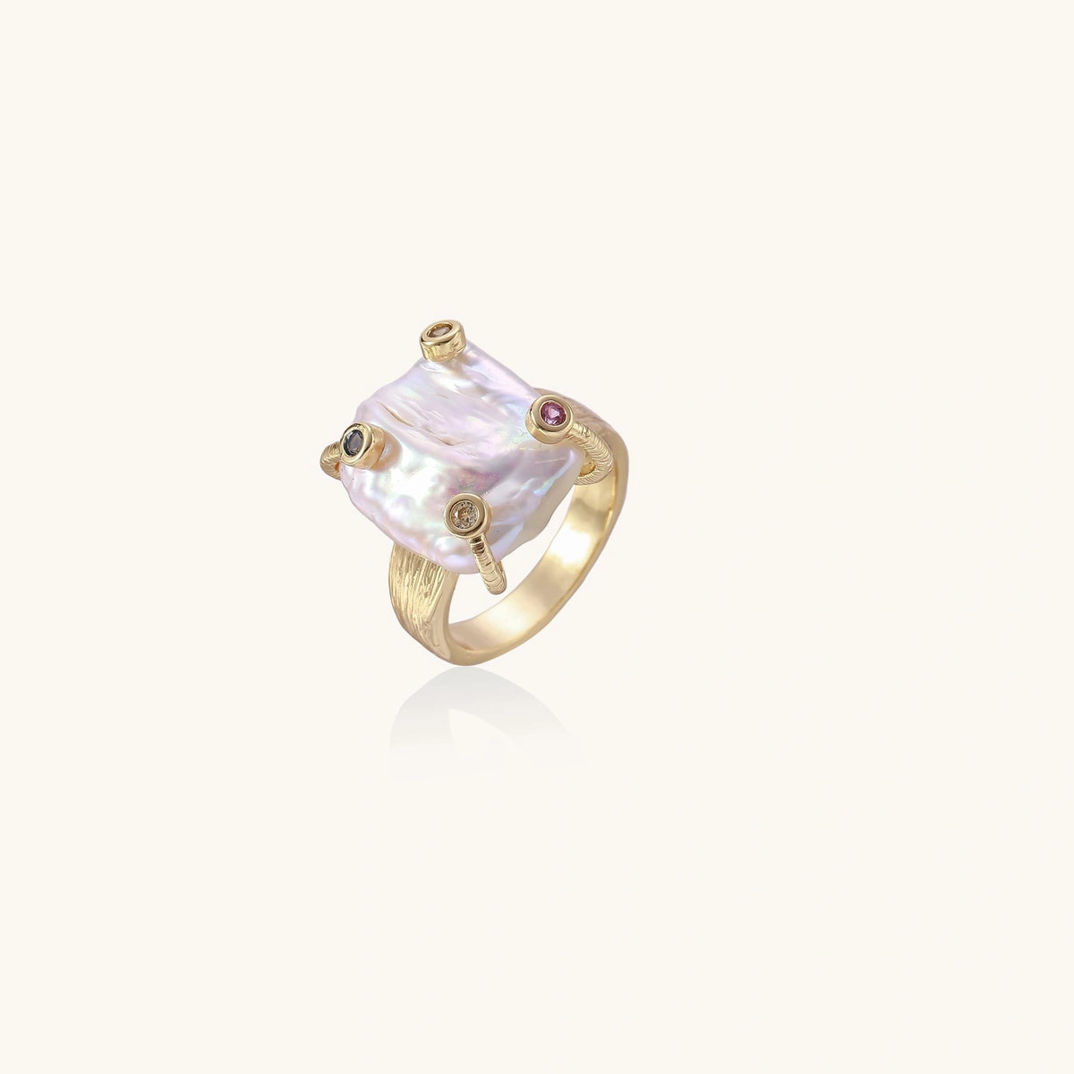 Baroque Pearl Statement Ring | 3EyeJewEls