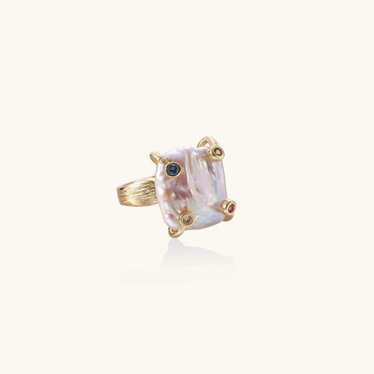 Baroque Pearl Statement Ring | 3EyeJewEls