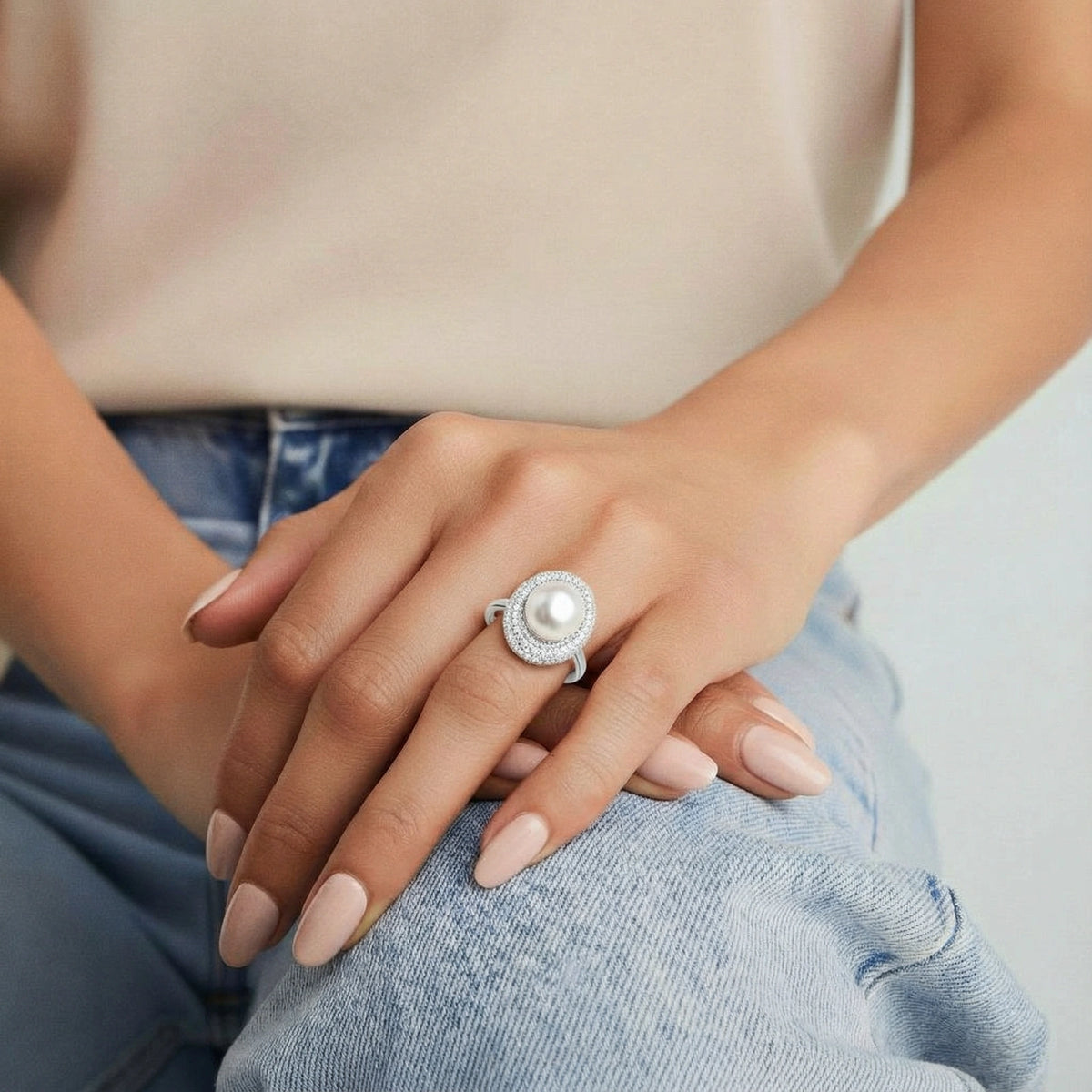 Pearl Constellation Ring | 3EyeJewEls