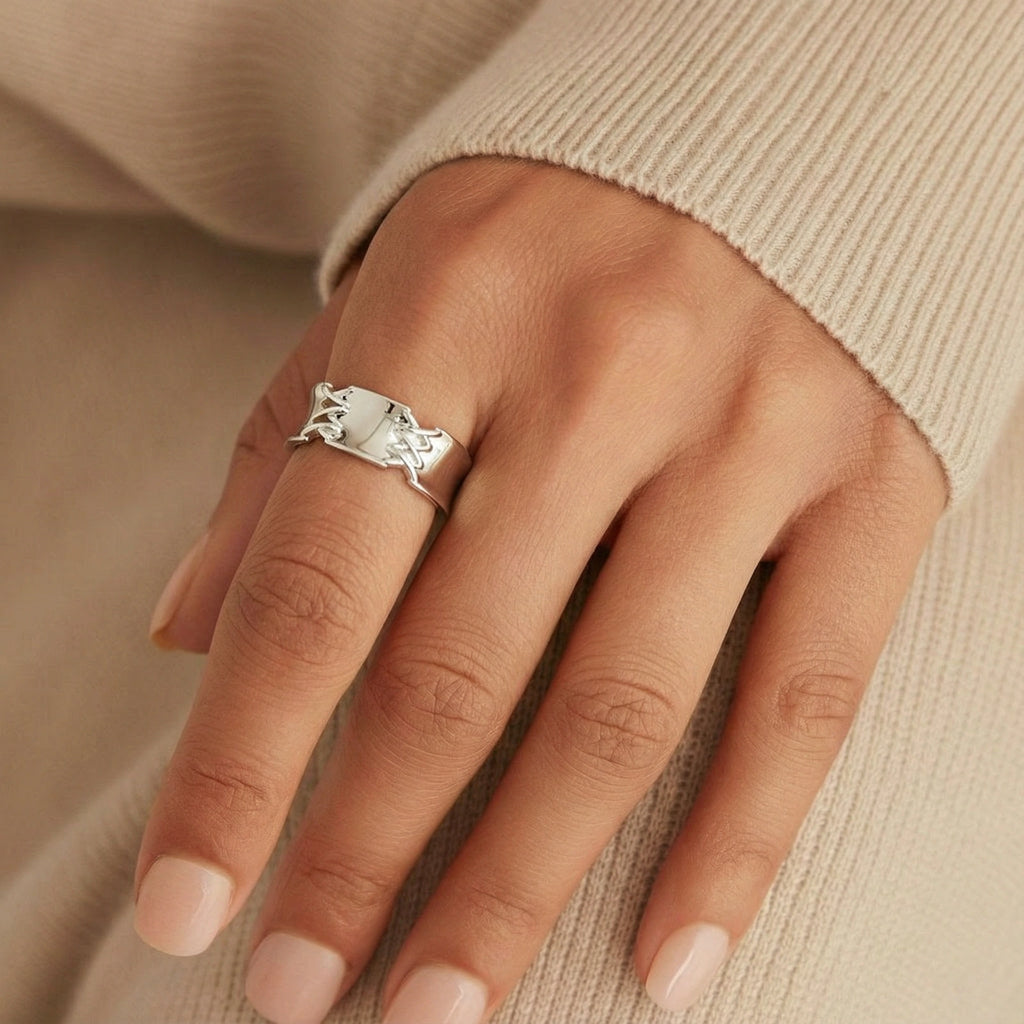 Chain Bridge Cuff Ring | 3EyeJewEls