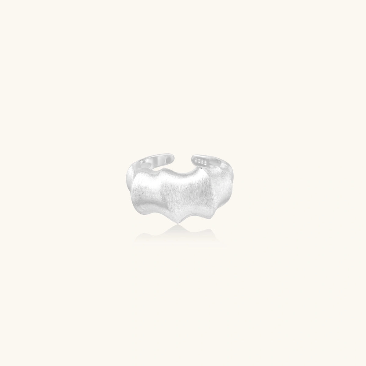 Liquid Silver Statement Ring | 3EyeJewEls