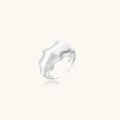 Liquid Silver Statement Ring | 3EyeJewEls
