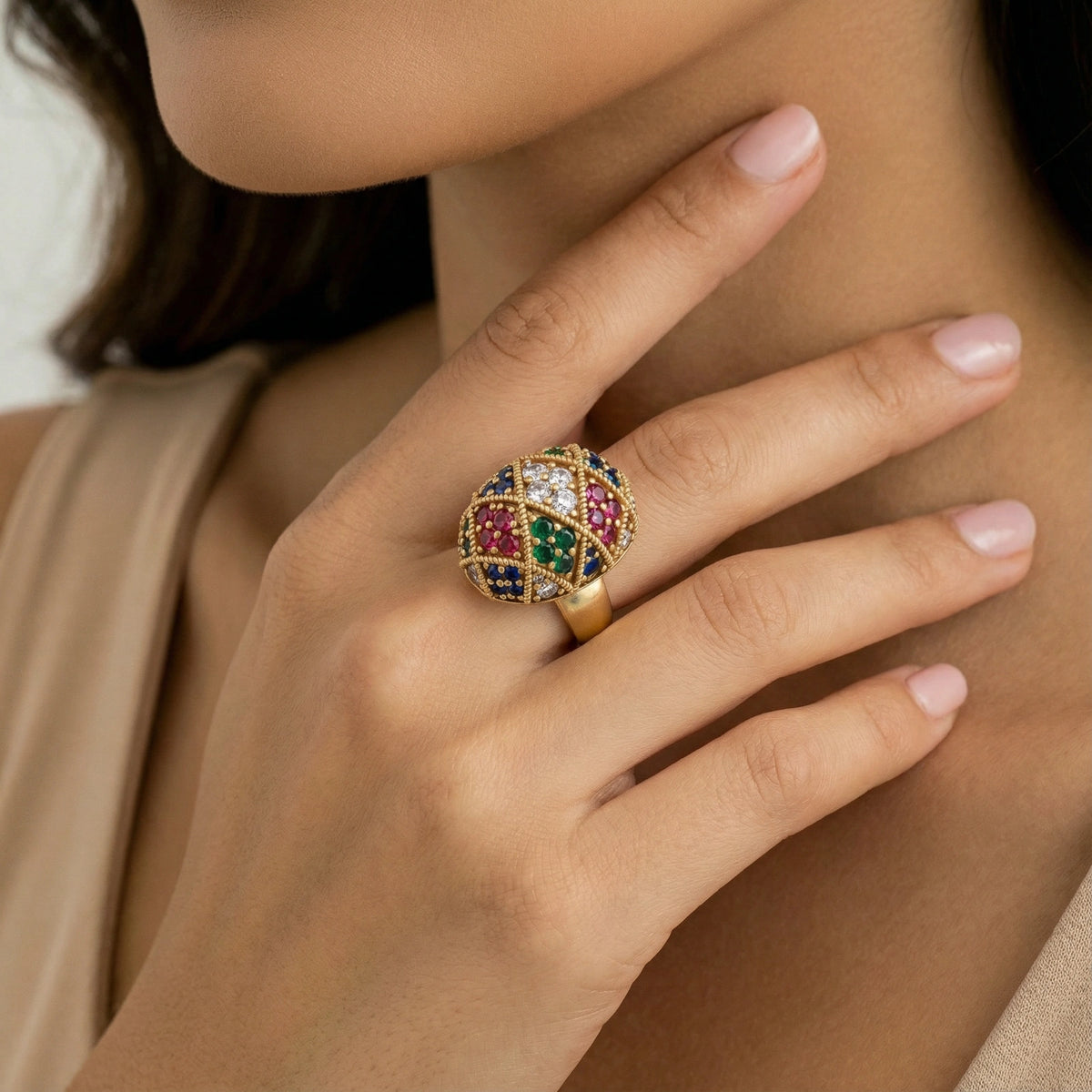 Empress Mosaic Ring | 3EyeJewEls