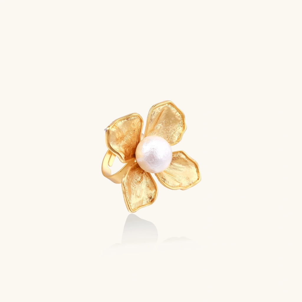 Blooming Pearl Statement Ring | 3EyeJewEls