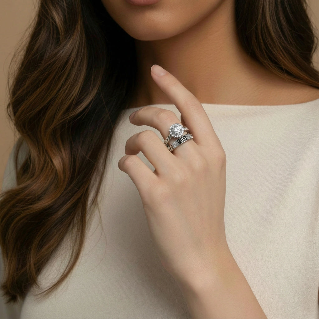 Cosmic Chain Halo Ring | 3EyeJewEls