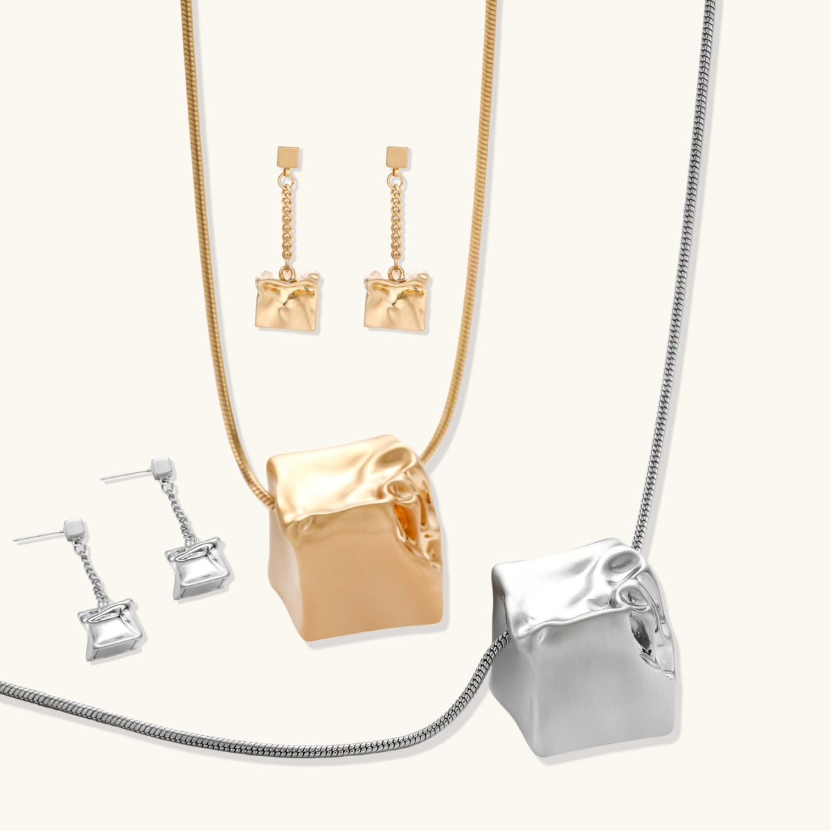 Crumpled Cube Set | 3EyeJewEls
