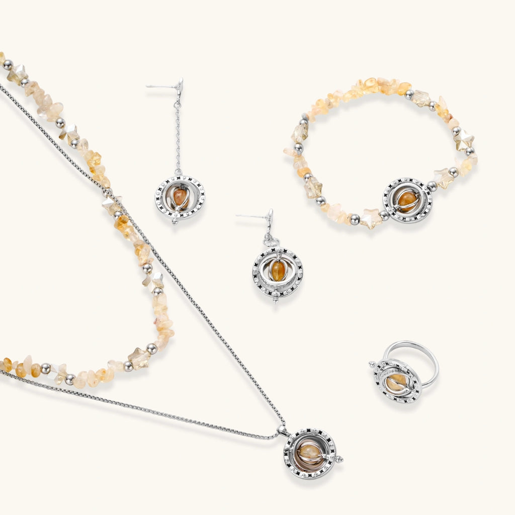 Cosmic Citrine Jewelry Set | 3EyeJewEls