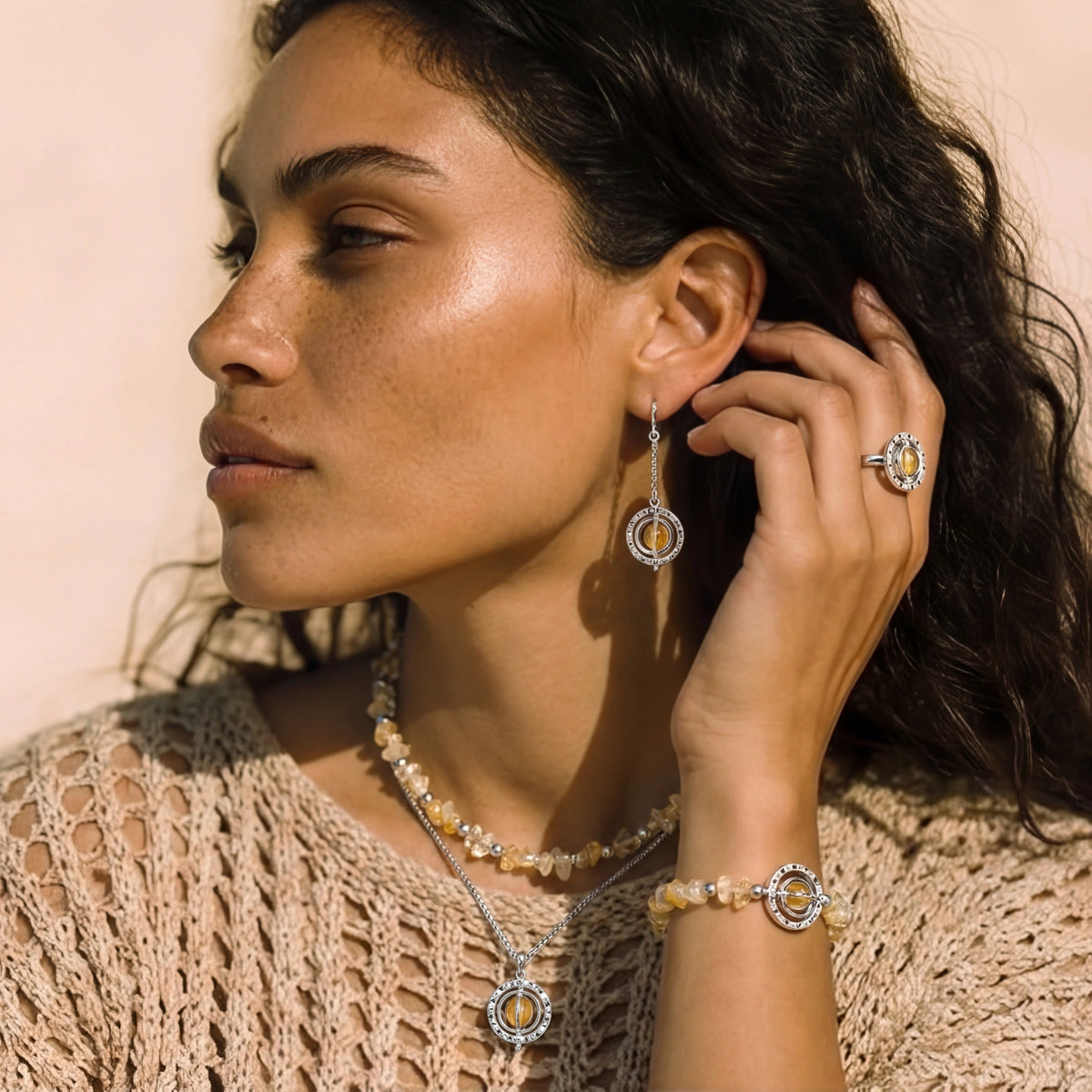Cosmic Citrine Jewelry Set | 3EyeJewEls