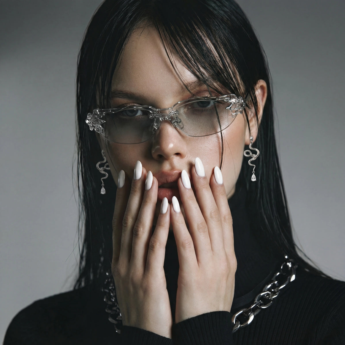 Serpentine Crystal Drops | 3EyeJewEls