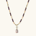 Celestial Amethyst Pearl Necklace | 3EyeJewEls