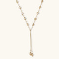 Golden Pearl Lariat | 3EyeJewEls