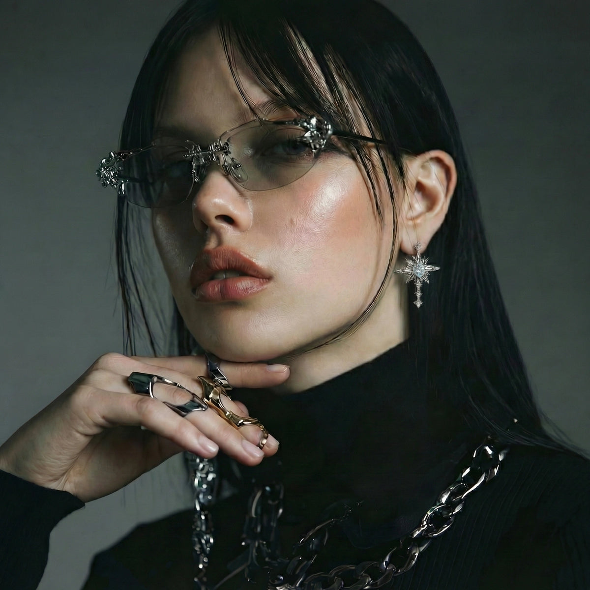 Celestial Cross Earrings | 3EyeJewEls