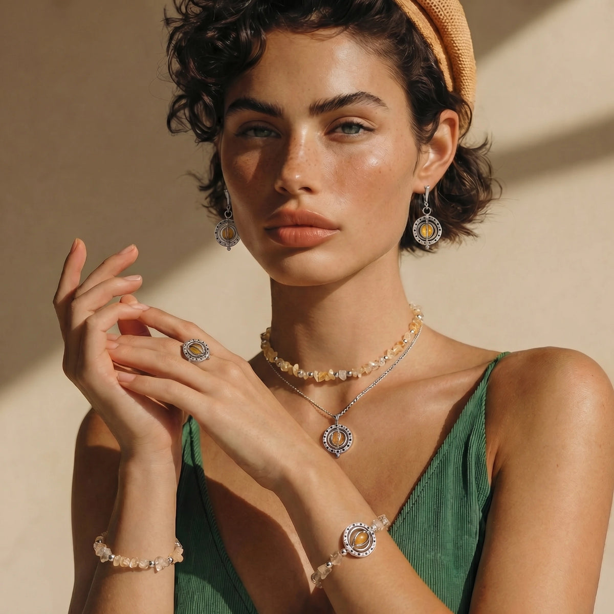 Cosmic Citrine Jewelry Set | 3EyeJewEls