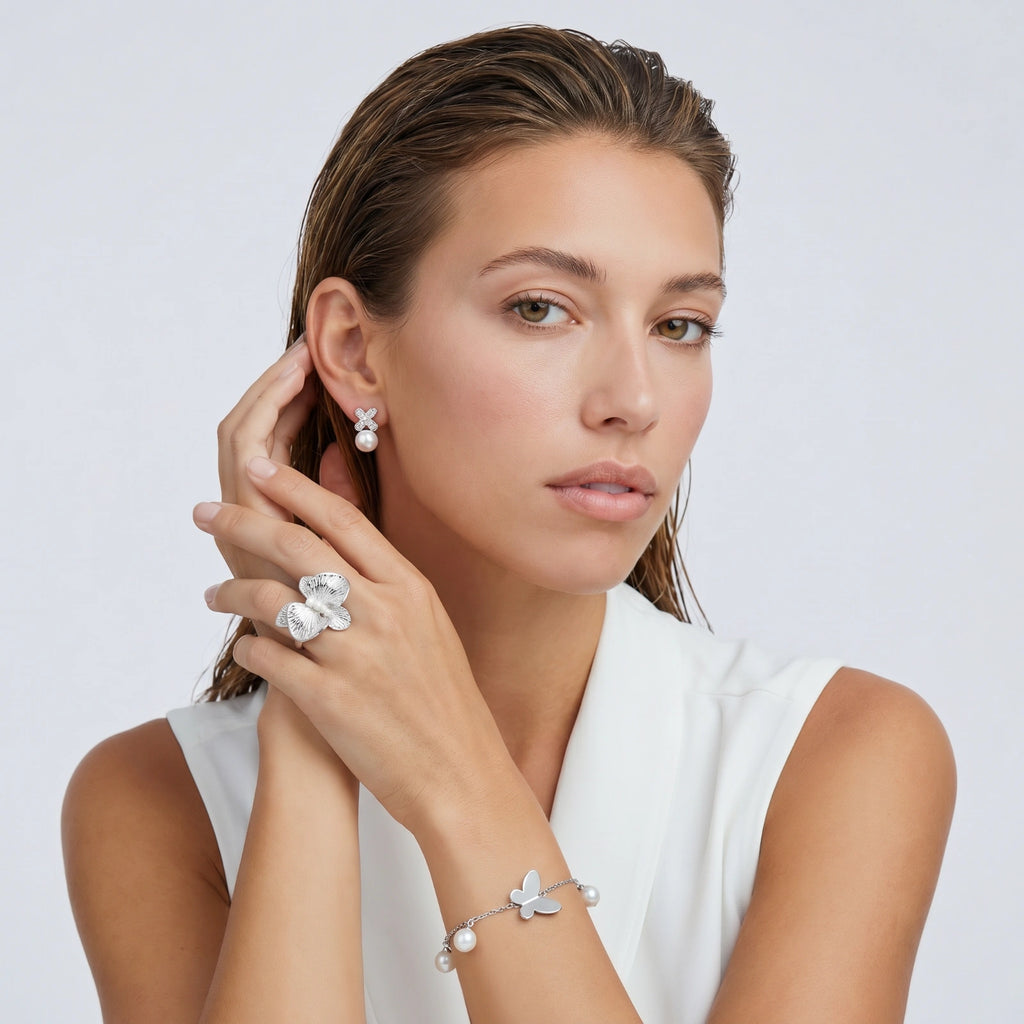 Pearl Orchid Ring | 3EyeJewEls
