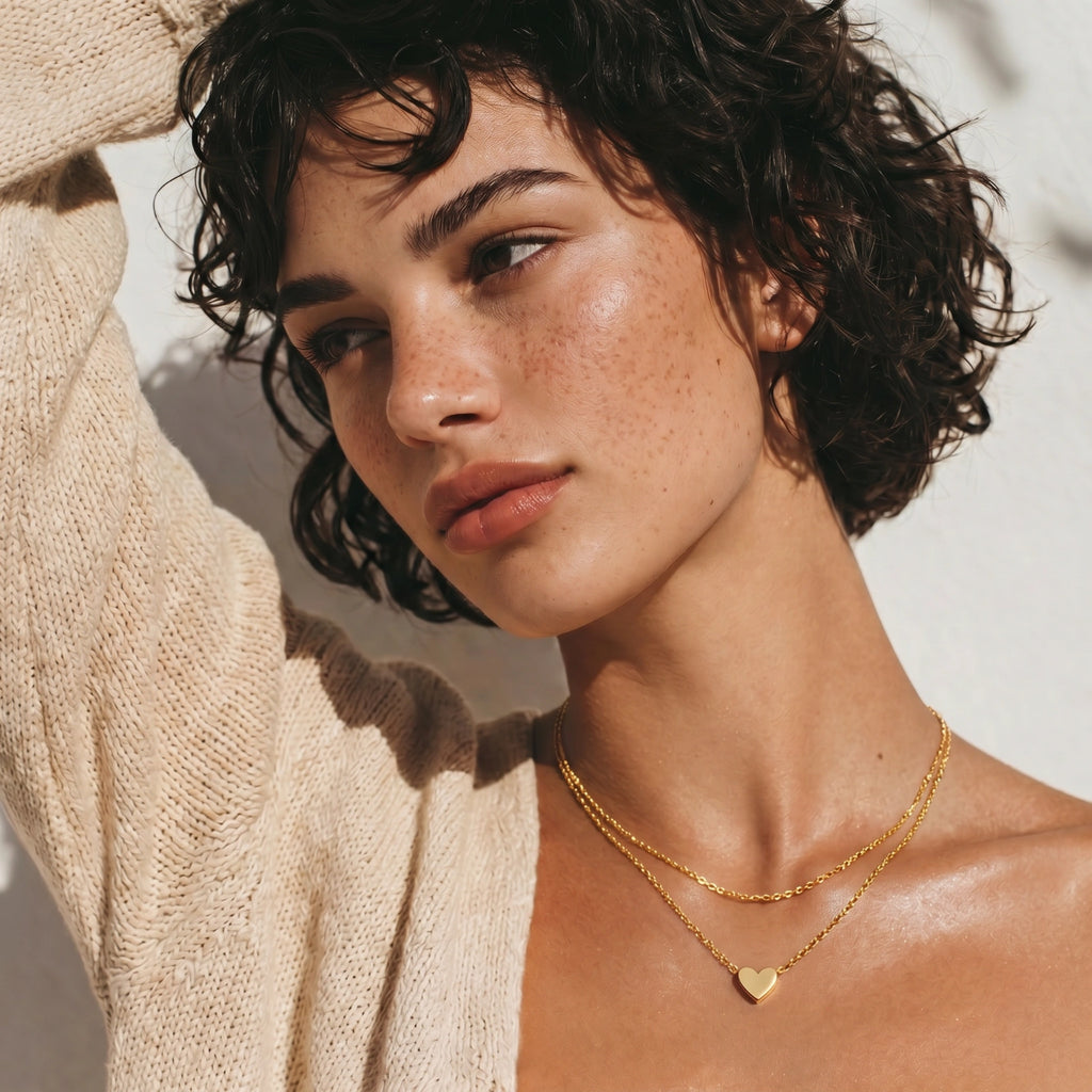 Layered Heart Necklace | 3EyeJewEls