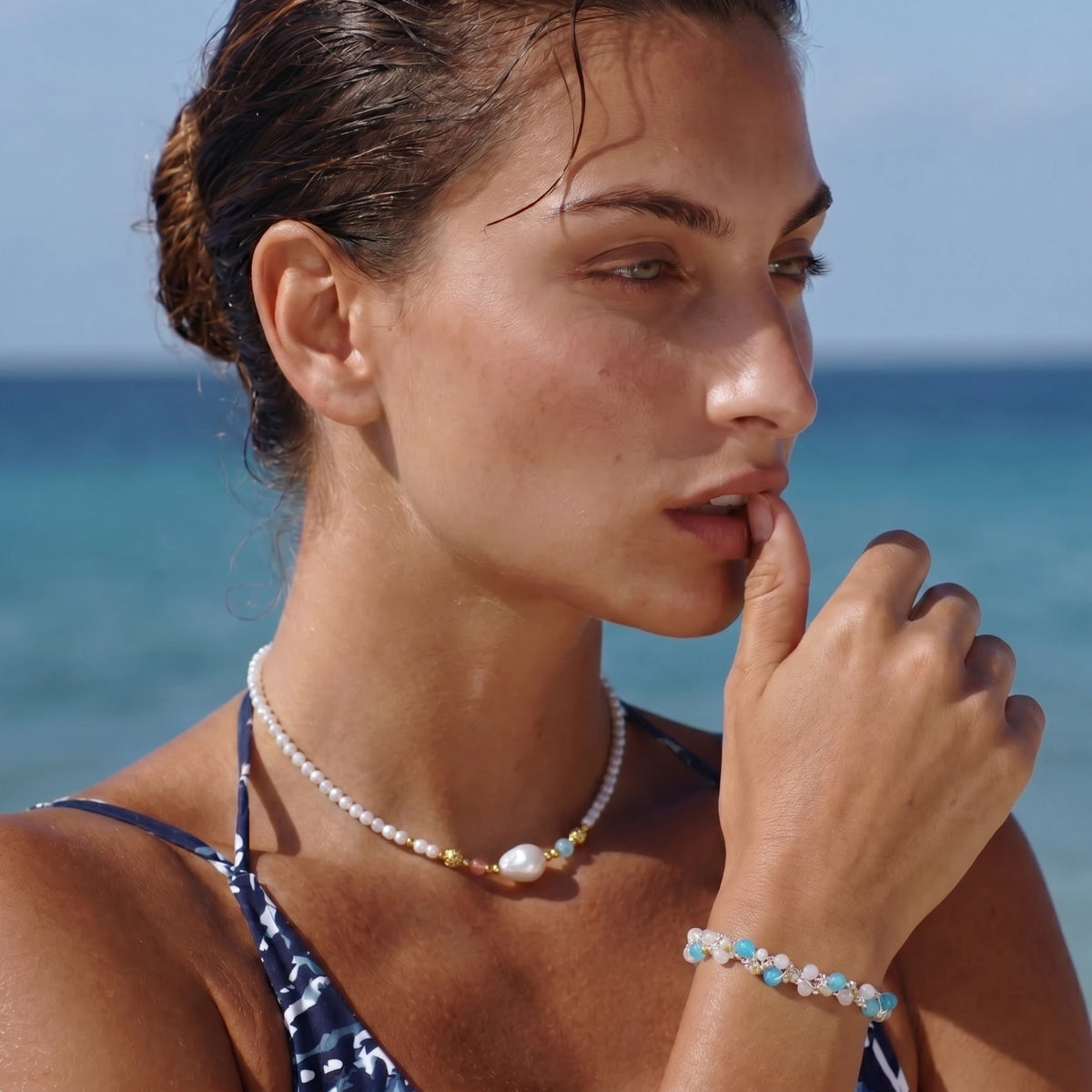 Pearl Garden Beaded Necklace | 3EyeJewEls