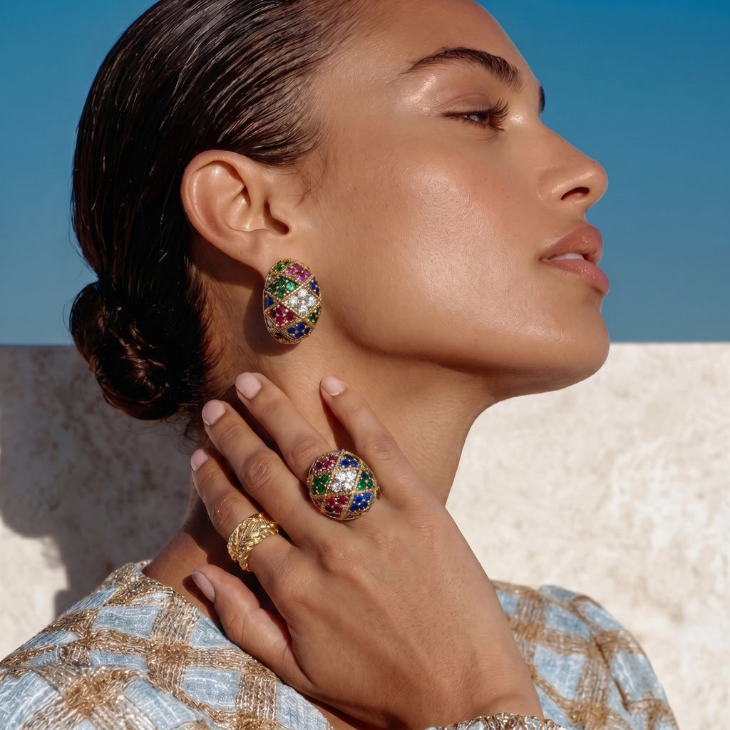 Empress Mosaic Ring | 3EyeJewEls