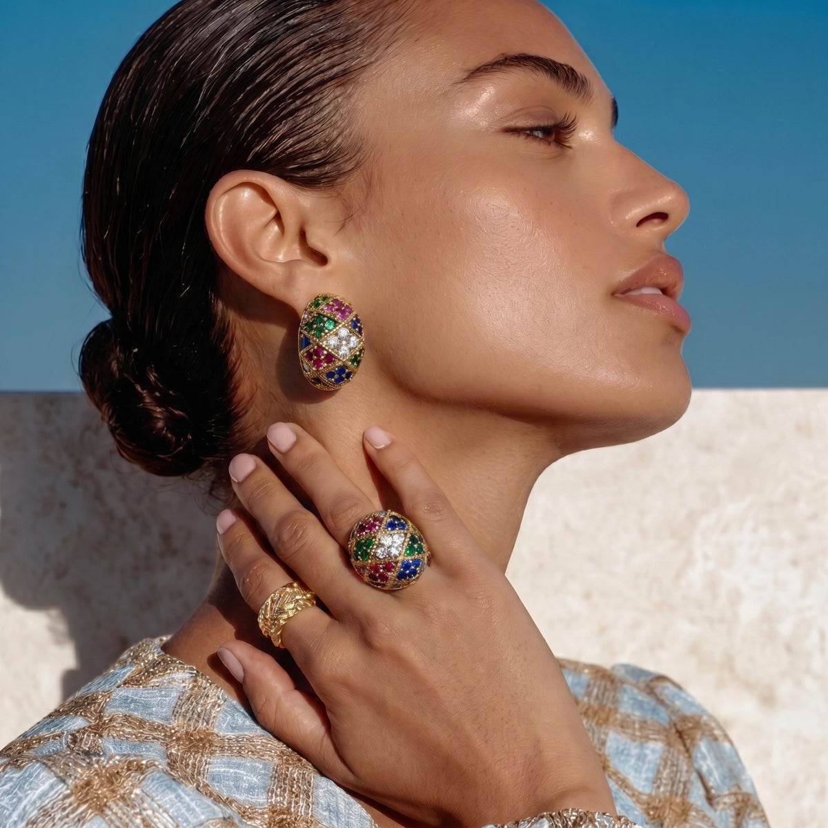 Empress Mosaic Ring | 3EyeJewEls