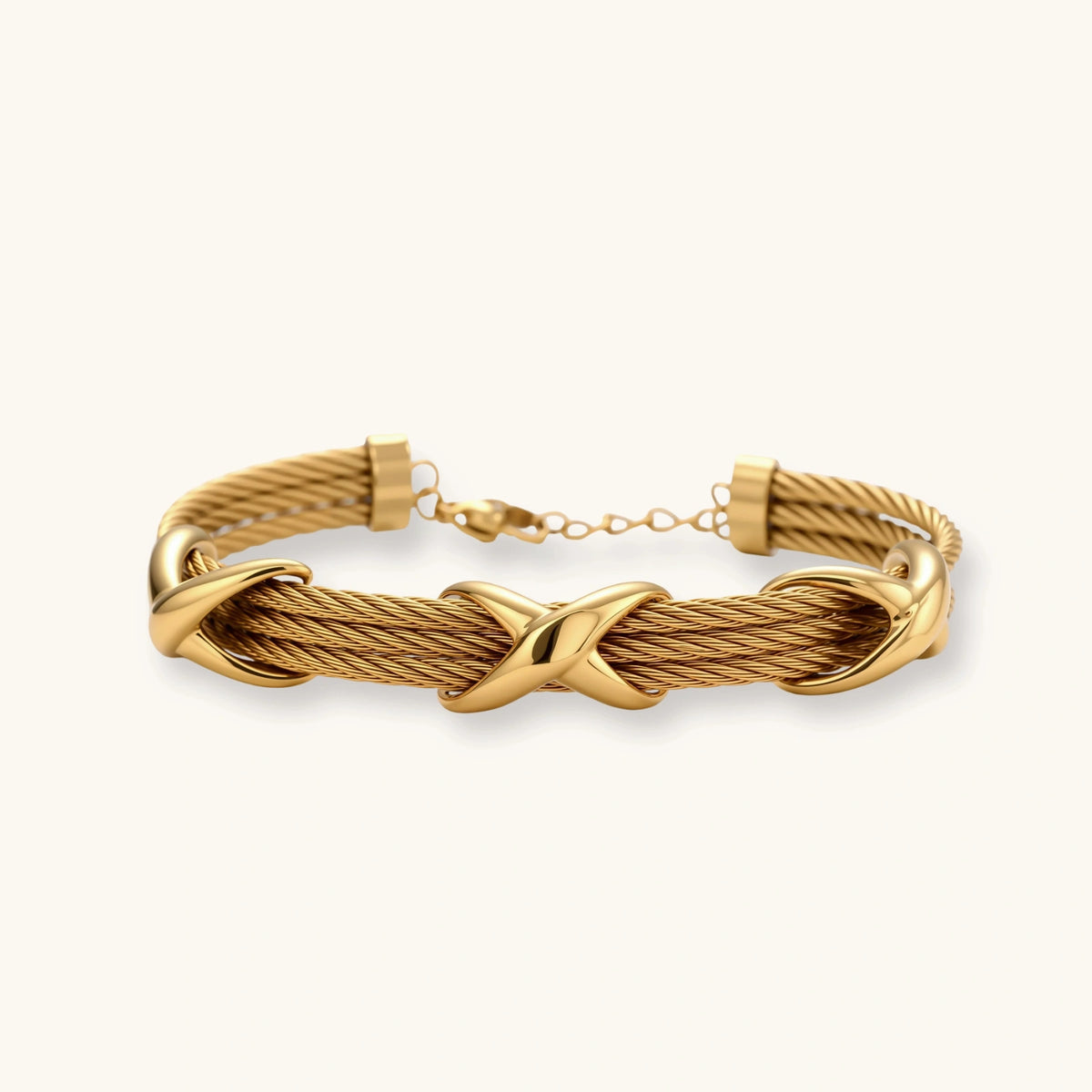 Cross Knot Cable Bracelet | 3EyeJewEls
