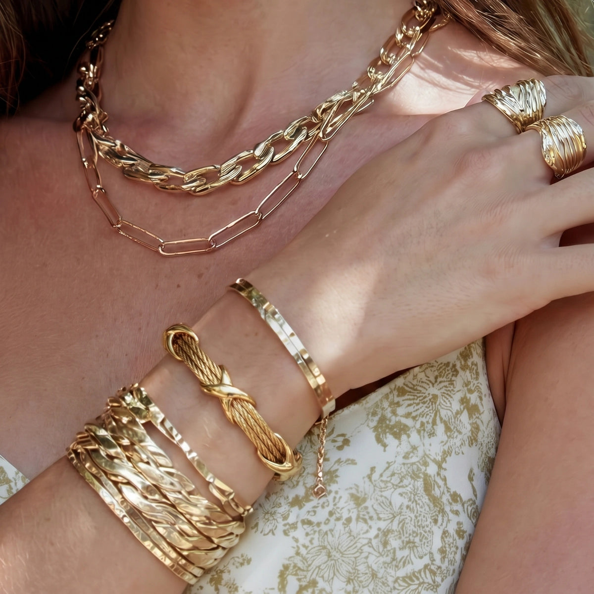 Cross Knot Cable Bracelet | 3EyeJewEls