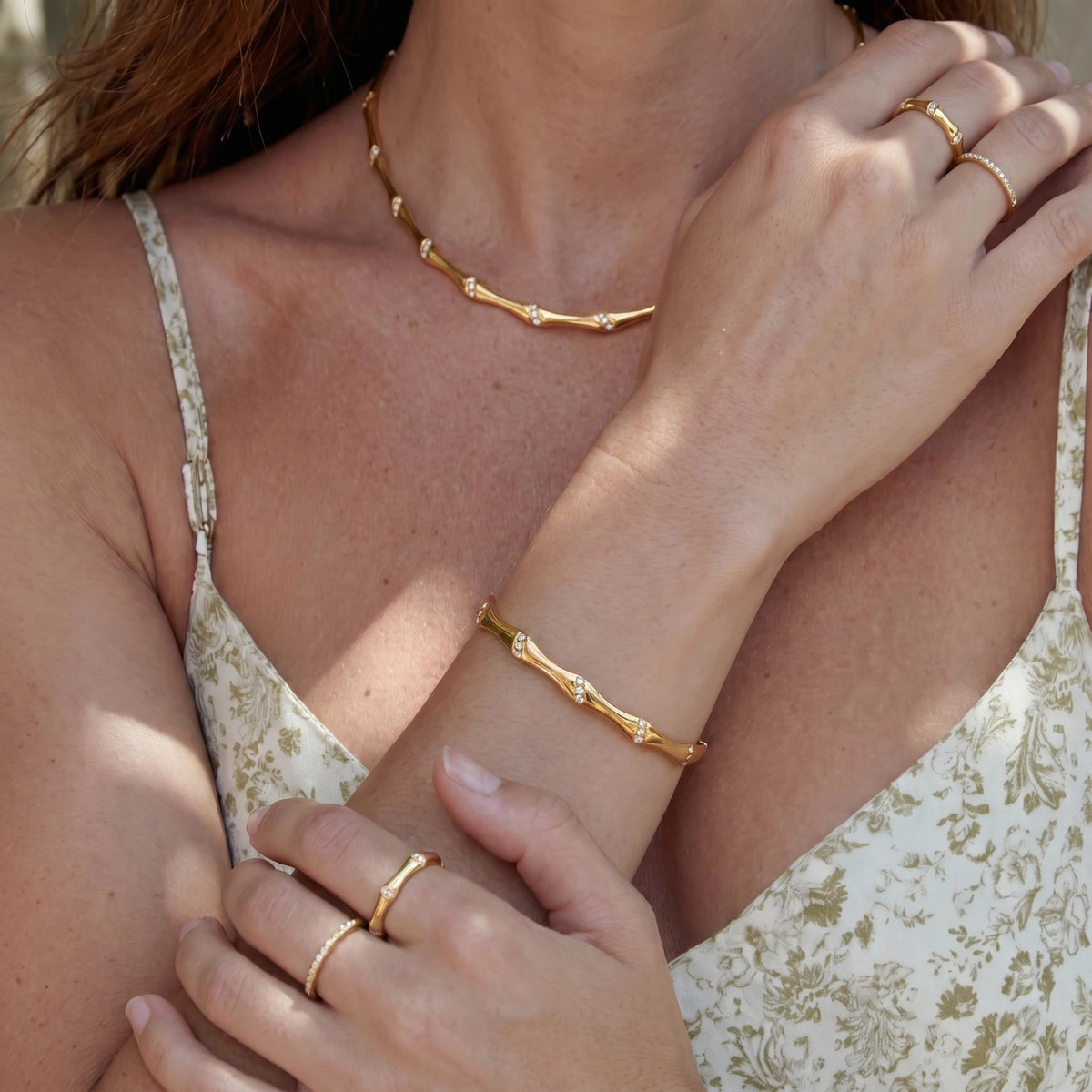 Bamboo Spark Bangle | 3EyeJewEls