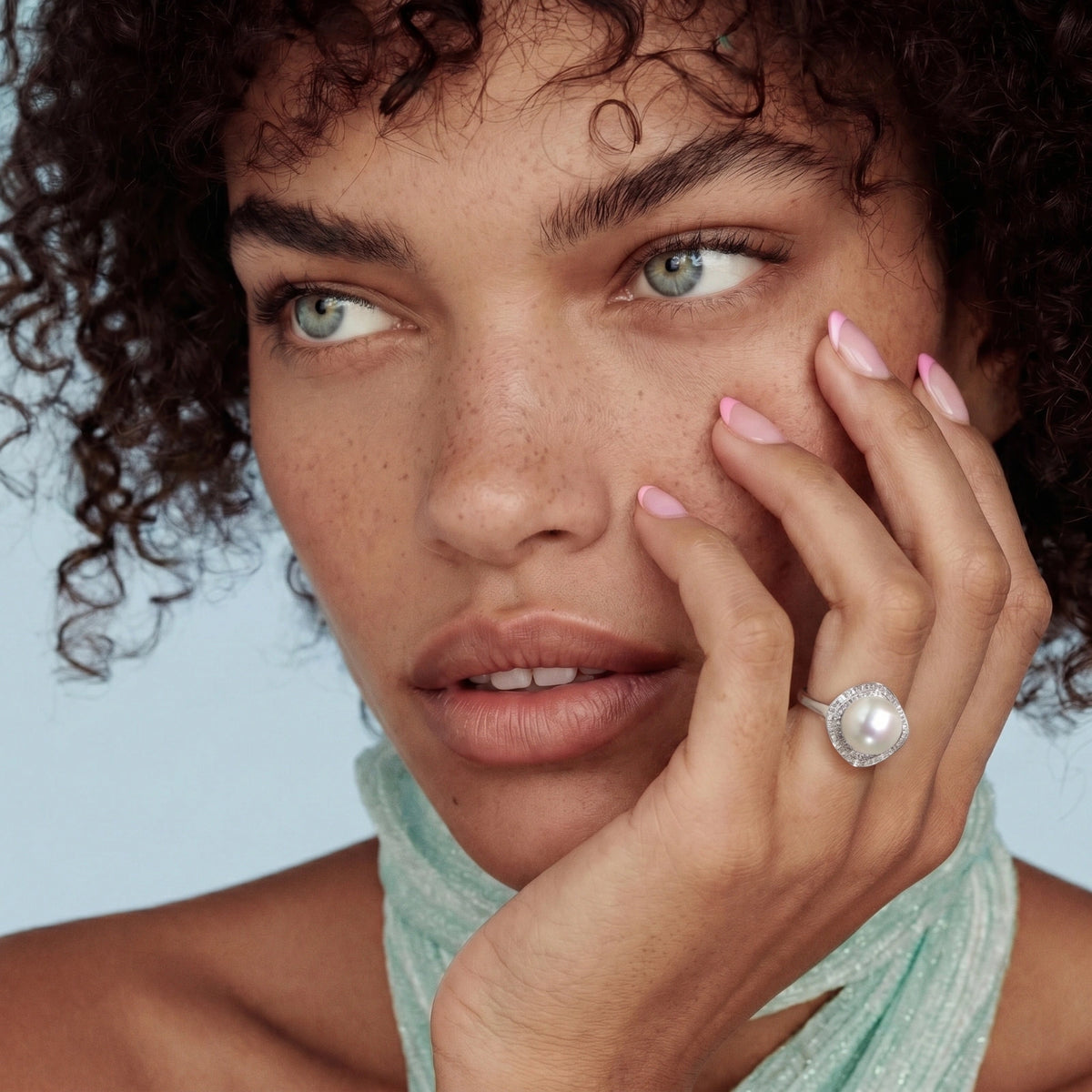 Pearl Halo Dreams Ring | 3EyeJewEls