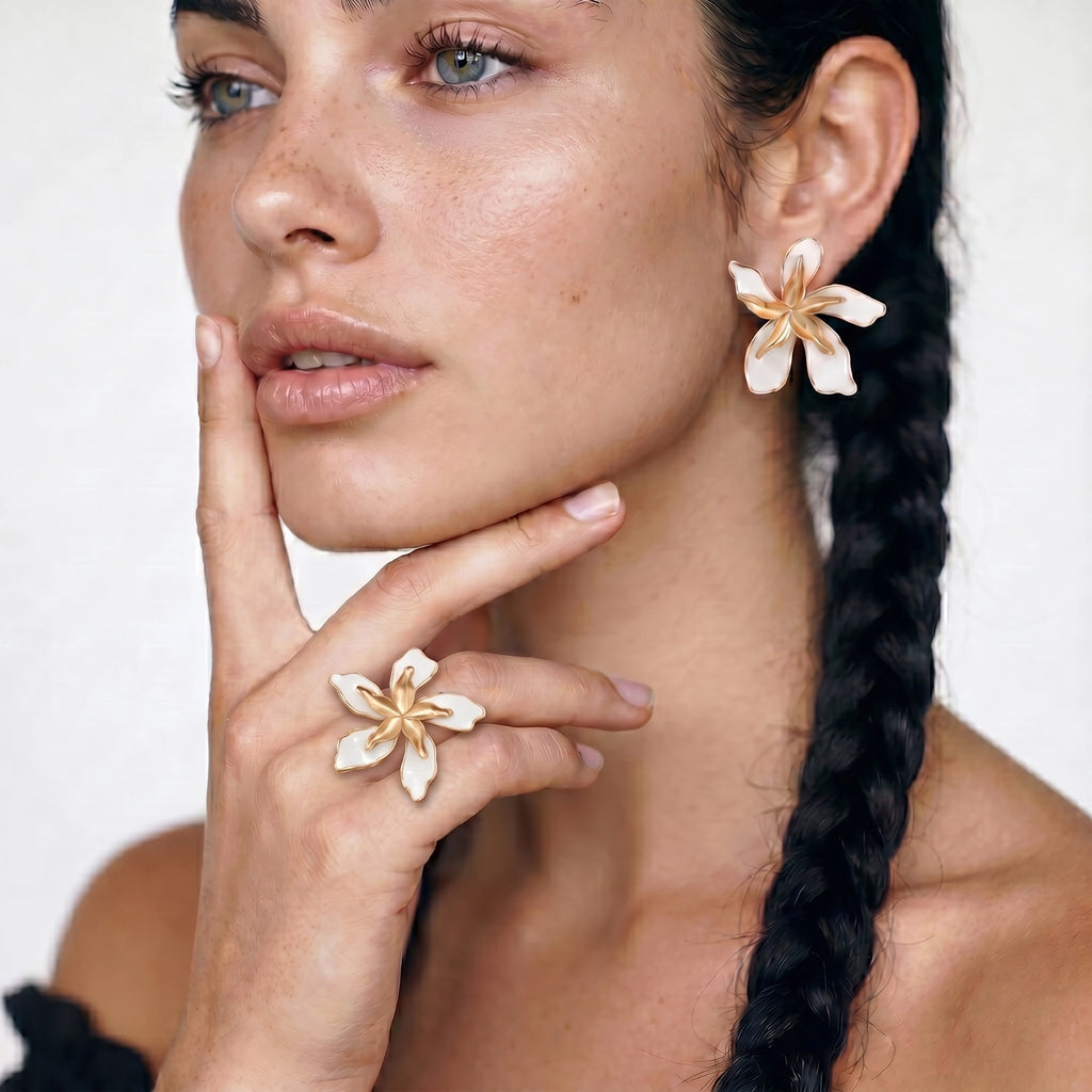 Garden Dreams Statement Earrings | 3EyeJewEls
