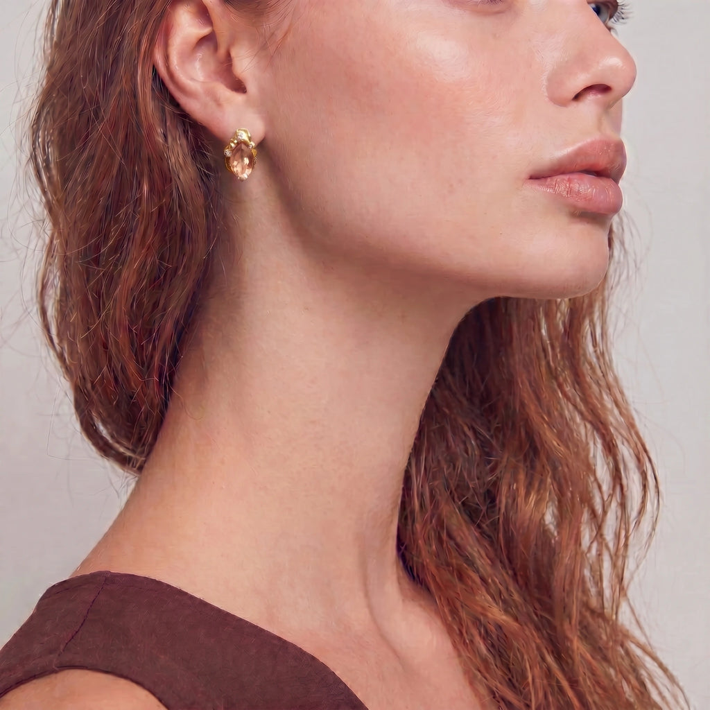Coral Dreams Baroque Studs | 3EyeJewEls