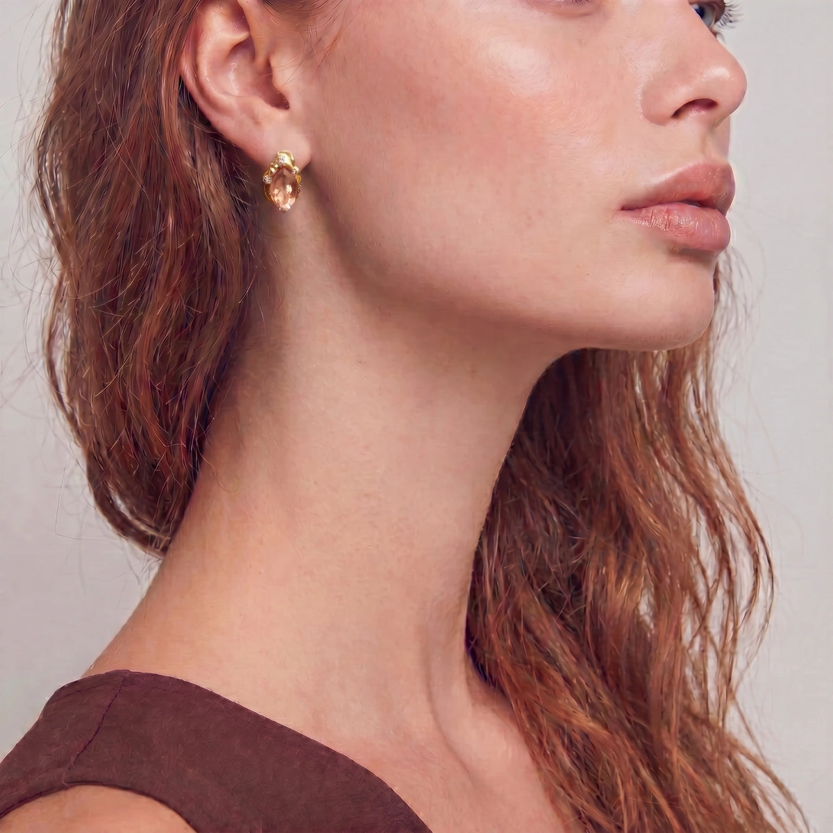 Coral Dreams Baroque Studs | 3EyeJewEls