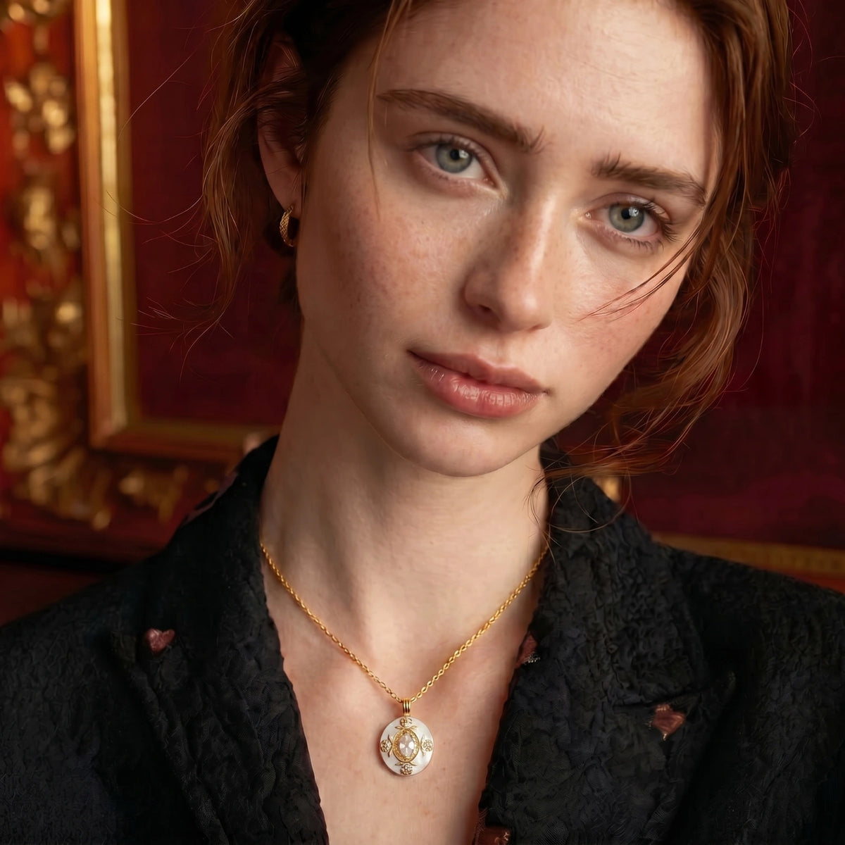 Golden Medallion Necklace | 3EyeJewEls