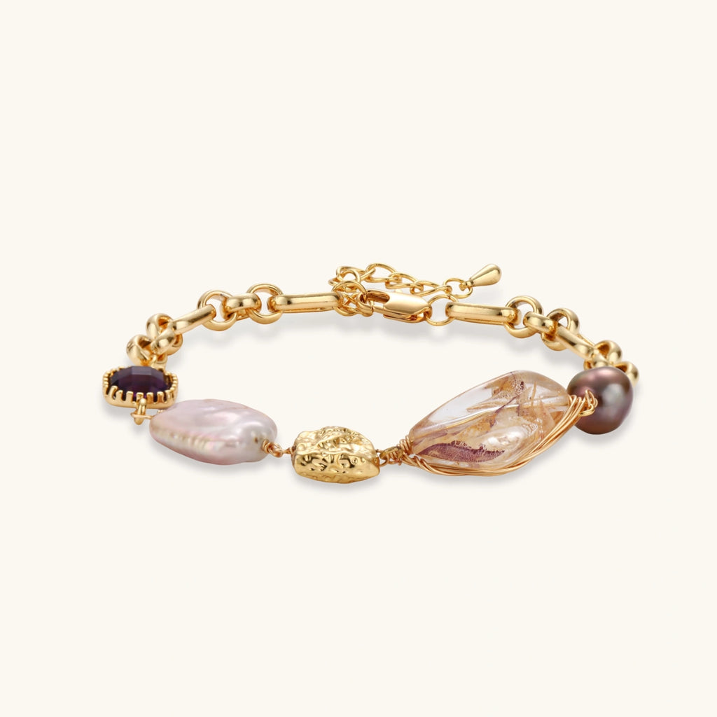 Gemstone Mix Chain Bracelet | 3EyeJewEls
