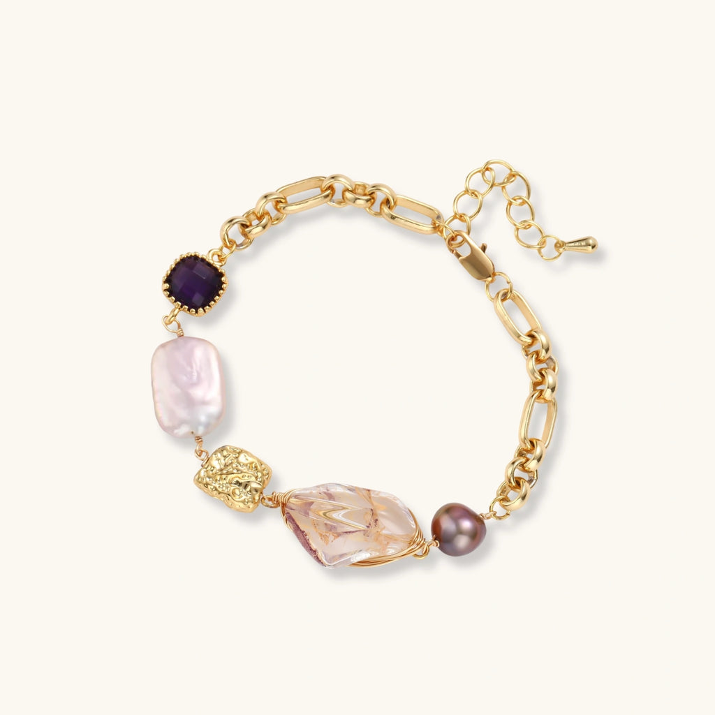 Gemstone Mix Chain Bracelet | 3EyeJewEls