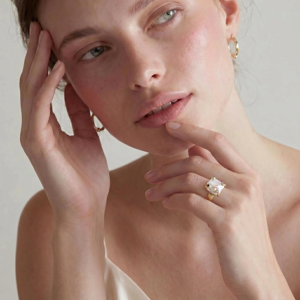 Baroque Pearl Statement Ring | 3EyeJewEls
