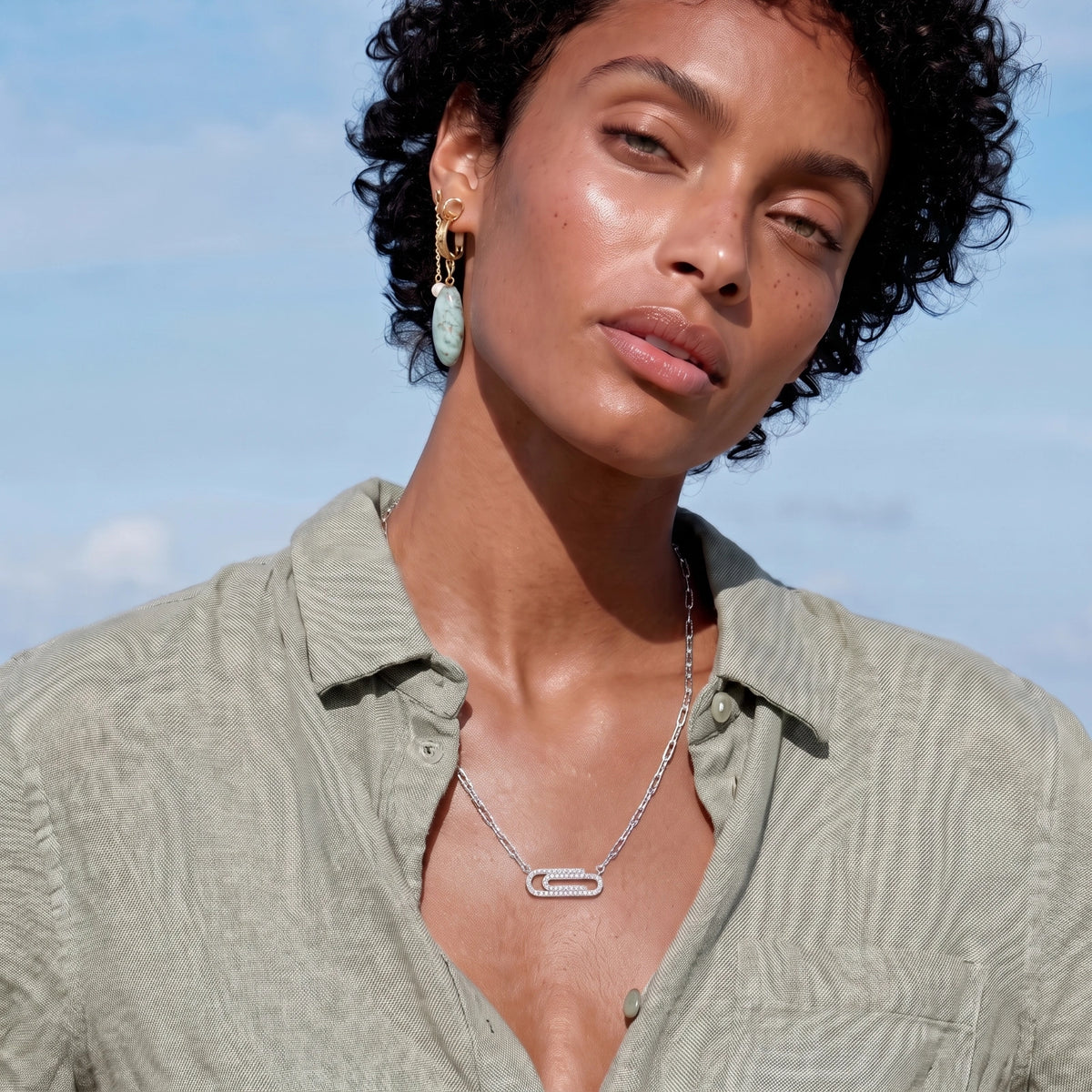 Luxe Oval Link Necklace | 3EyeJewEls