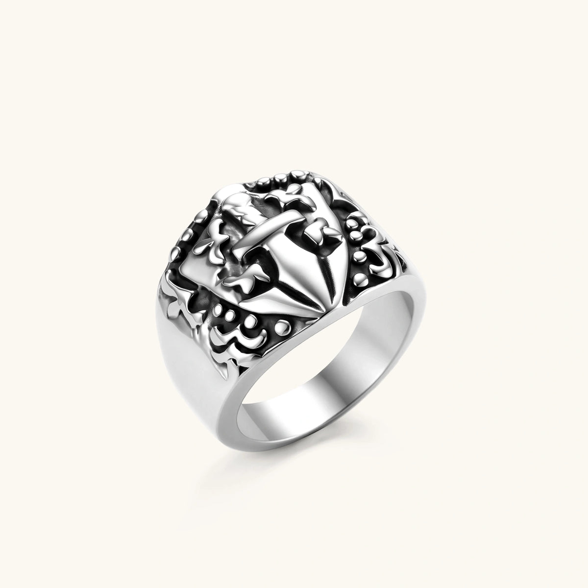 Knight Shield Ring | 3EyeJewEls