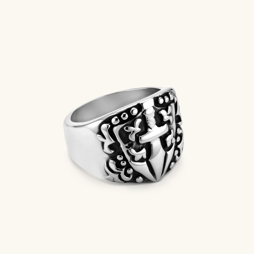 Knight Shield Ring | 3EyeJewEls
