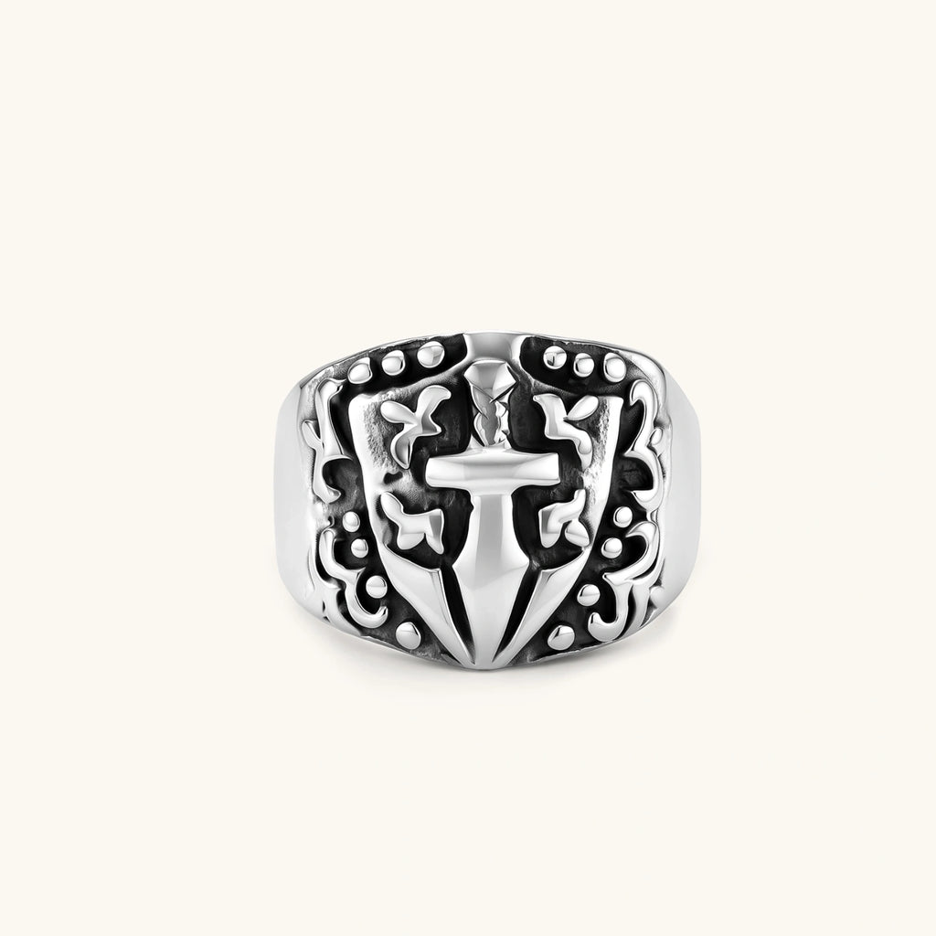 Knight Shield Ring | 3EyeJewEls