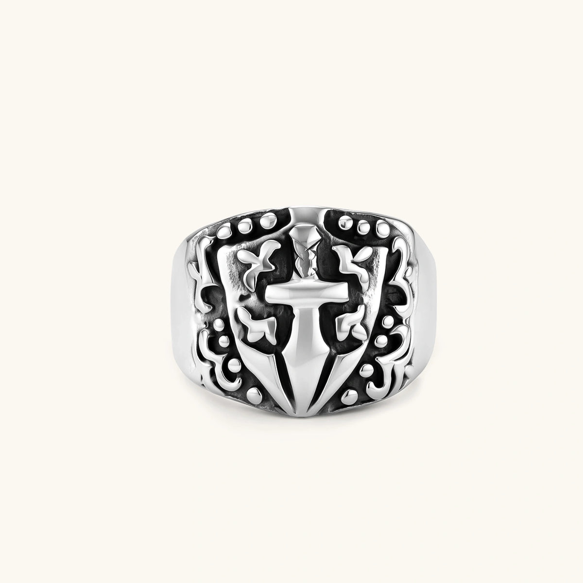 Knight Shield Ring | 3EyeJewEls