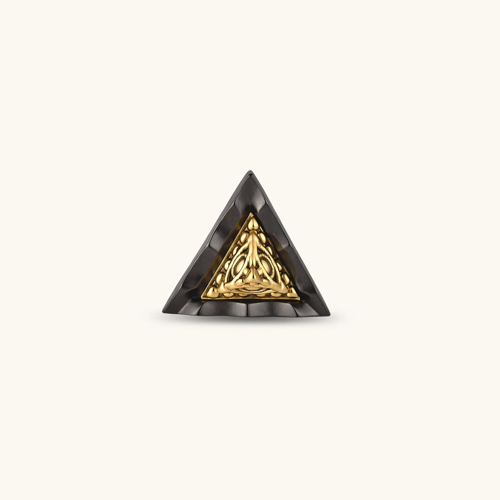 Pyramid Stud Earring | 3EyeJewEls