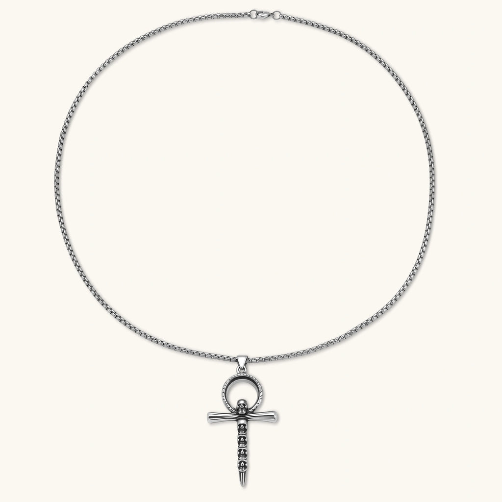 Skull Ankh Necklace | 3EyeJewEls